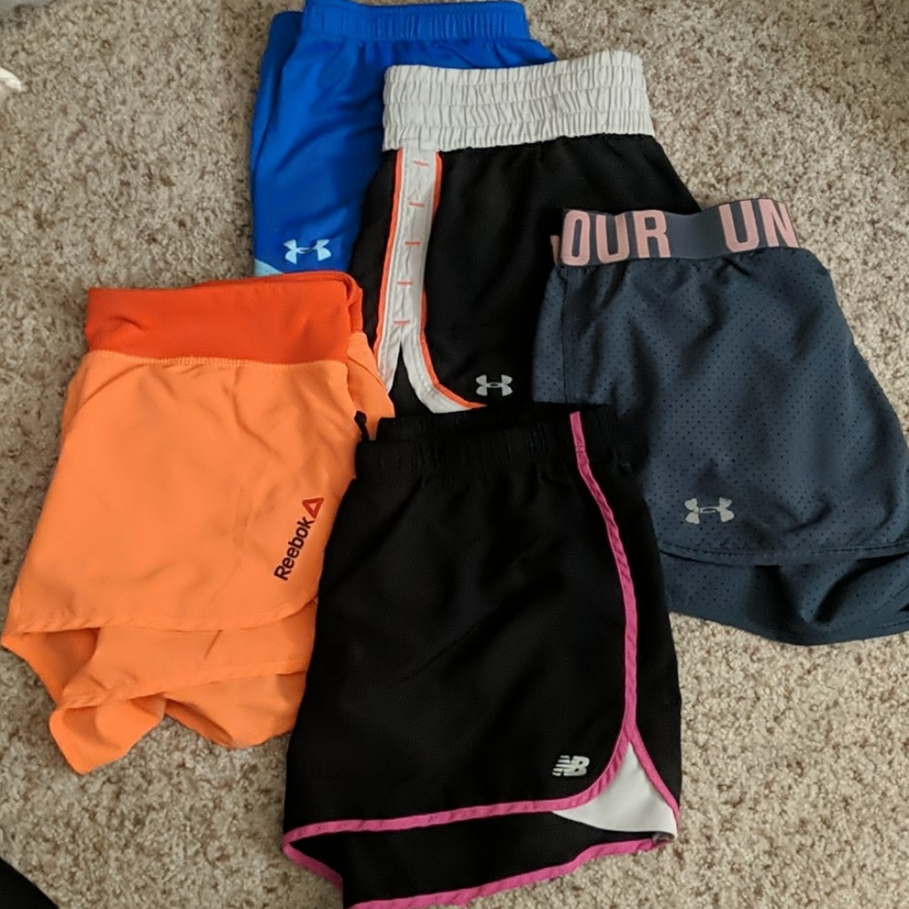 Bundle of 5 running shorts - used condition